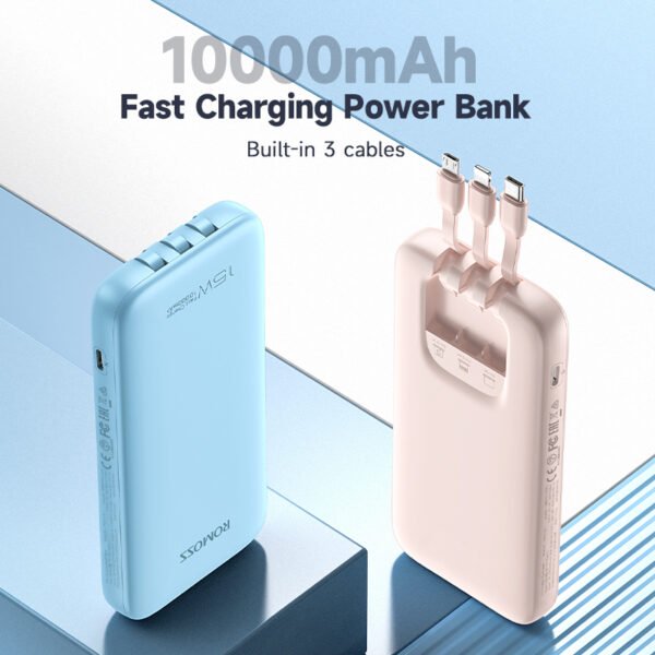 Fast charging Power bank 10000mAh Pink 22.5 Fast charging