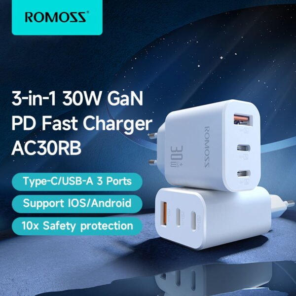 Power Adapter GaN 30W White
