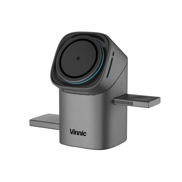Vinnic OWL PEAK2 3-IN-1 Magnetic Wireless Charging Dock - Silver